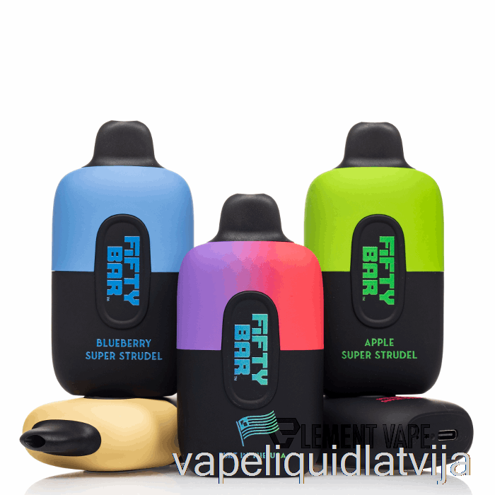 Fifty Bar 6500 Vienreizējās Lietošanas Alvejas Kivi Zemeņu Vape šķidrums